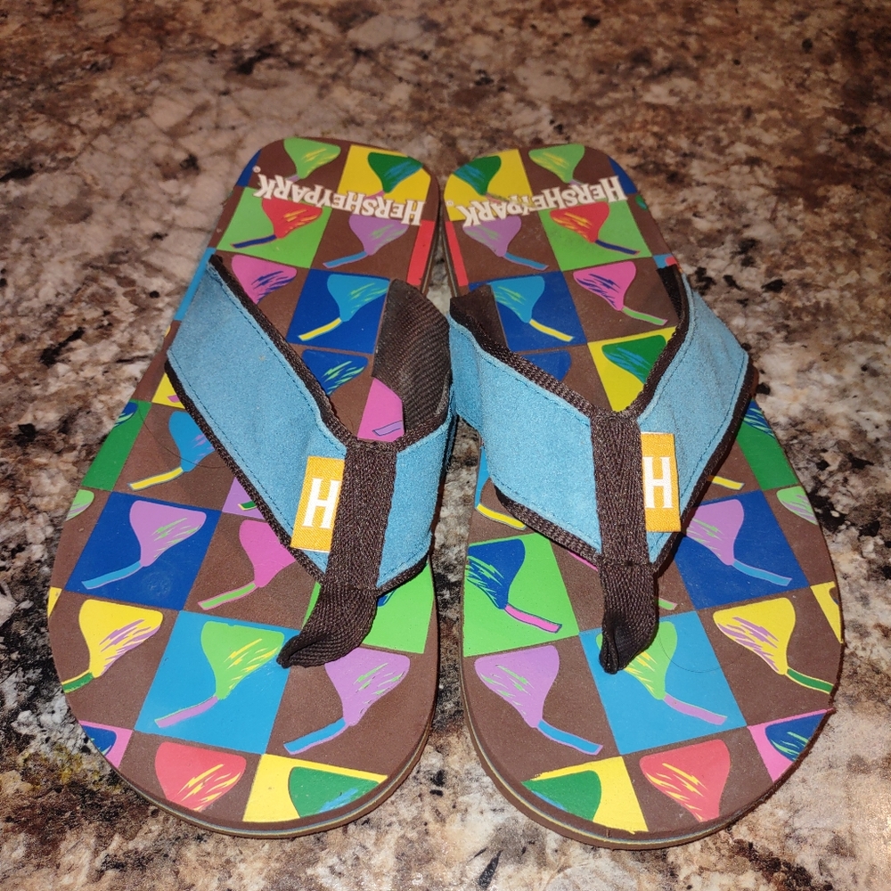 Hershey Park Flip Flops